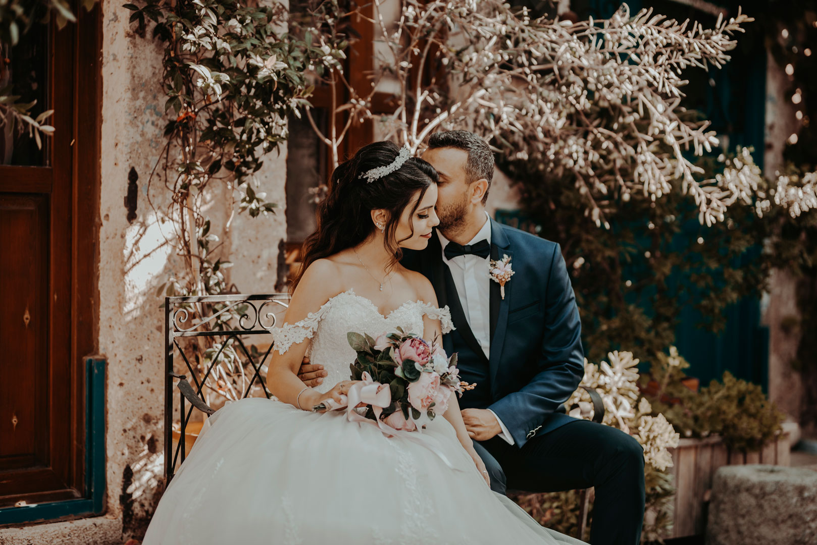 İzmir Düğün Fotoğrafçısı - Alaçatı Gelin Damat Fotoğrafı